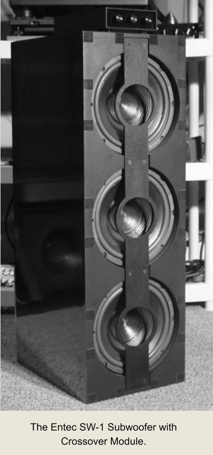 The Entec SW-1 Subwoofer with Crossover Module.
