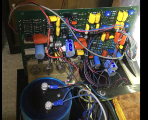 Power-module electronics — internal view
