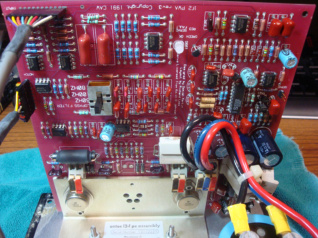 Red circuit board and connections