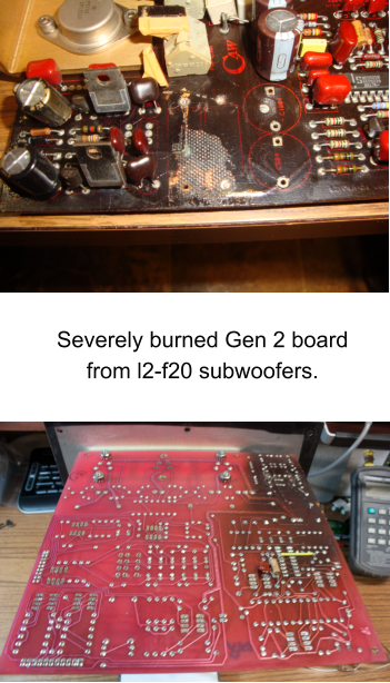Heat damage to Generation 2 circuit board