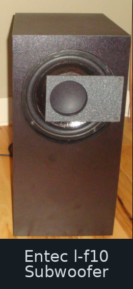 Entec l-f10 subwoofer